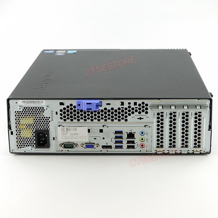 Lenovo ThinkCentre M92P SFF Desktop PC - Intel Core i5-3470 Quad-Core 3.2GHz, 8GB RAM, 128GB SSD, Windows 10 Pro - Compact Business Computer for Office Work, Home Use & Productivity Tasks
