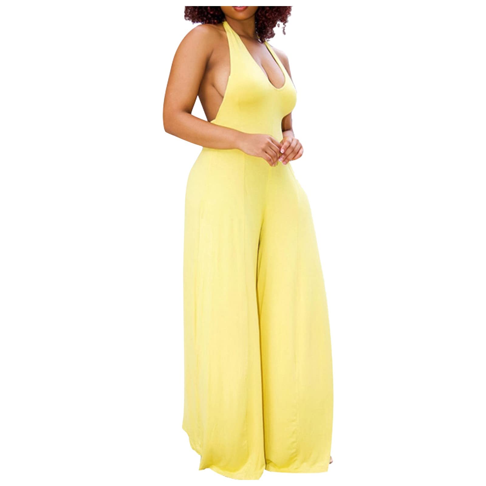 Women's Summer Jumpsuits - Casual Sleeveless Off-Shoulder Romper with Elastic Waist | Loose Fit Lounge Wear & Two-Piece Outfits | Perfect for Beach Vacations, Pool Parties & Summer Getaways