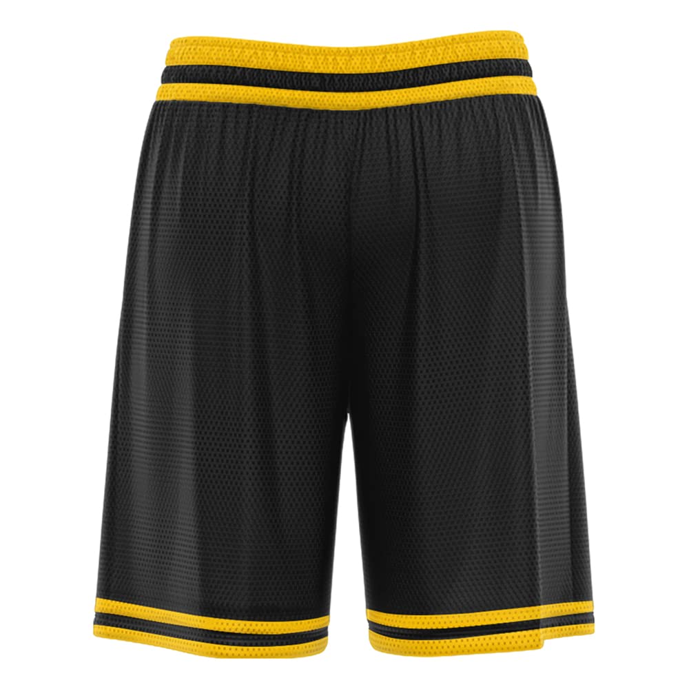 Custom Men's Youth Basketball Shorts - Performance Athletic Shorts with Pockets & Stitched Numbers - Ideal for Workout, Fitness, Gym & Streetwear Fashion