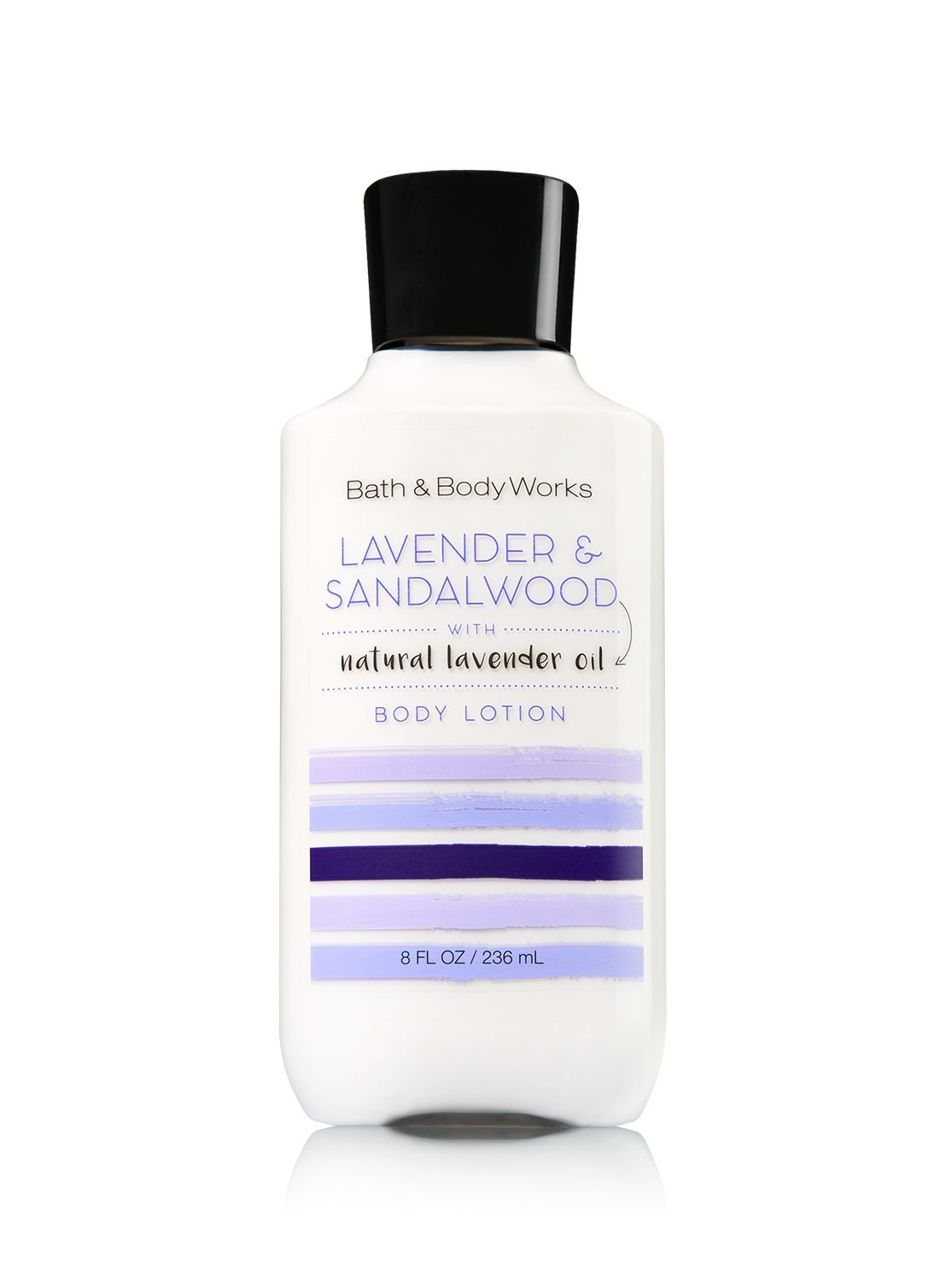 Bath & Body Works Lavender & Sandalwood Body Lotion - 8 oz Hydrating Moisturizer for Dry Skin | Relaxing Aromatherapy for Nighttime & Self-Care Routine