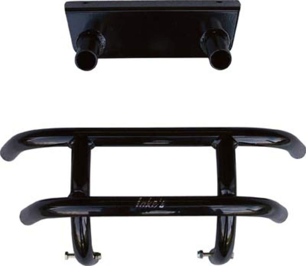 Jake's Club Car DS Golf Cart Front Bumper - Heavy Duty Black Steel Replacement Part for Lifted 1982-Up Models | Perfect for Golf Courses, Campuses & Private Communities
