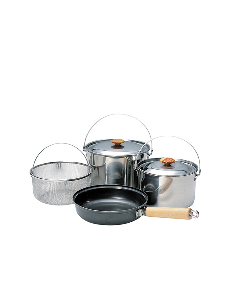 Field Cooker Pro 3-Piece Camping Cookware Set – Portable Outdoor Cooking Kit for Backpacking, Hiking & Picnics