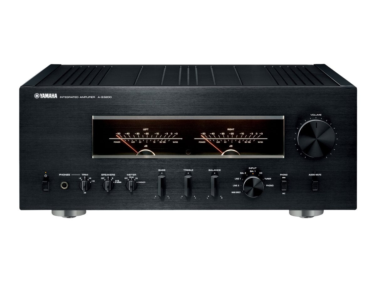 Yamaha A-S3200 Integrated Stereo Amplifier - High-End Audio for Home Theater & Music Listening