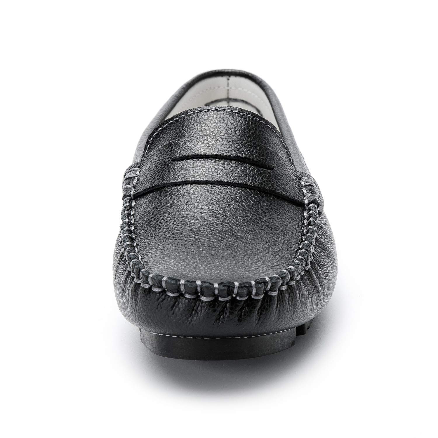 Women's Classic Leather Penny Loafers - Slip-On Comfortable Driving Flats for Casual Wear | Perfect for Office, Commuting & Everyday Fashion