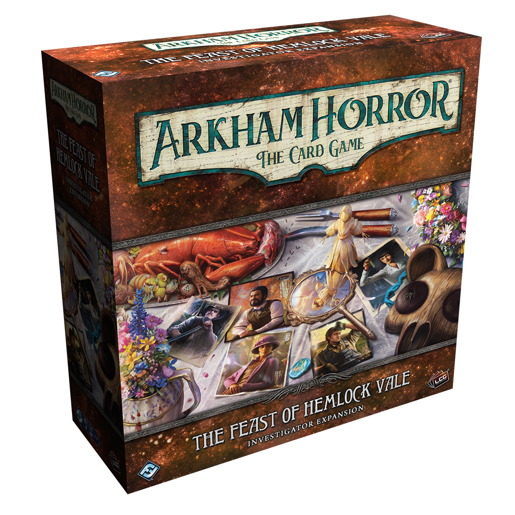 Arkham Horror LCG The Feast of Hemlock Vale Investigator Expansion - Horror Card Game for Adults - Perfect for Game Nights & Lovecraftian Adventures