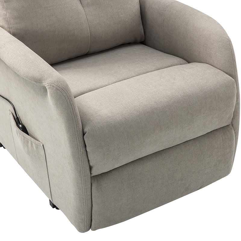 Serena Power Recliner Chair with Massage & Heat - Electric Lift Recliner Sofa for Living Room, Elderly & Home Theater Comfort (Brown) - Perfect for Relaxation, Movie Nights & Pain Relief