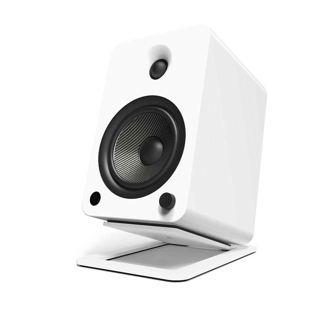 Premium Kanto S6 Desktop Speaker Stands - Adjustable Height & Angle for Optimal Sound - Perfect for Home Office, Gaming & Studio Setup