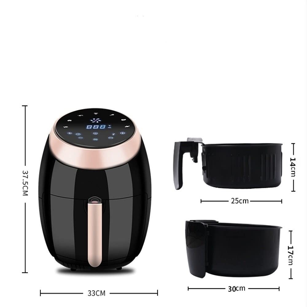 Smart Touch Screen Air Fryer - Oil-Free, High Capacity for Healthy Cooking - Perfect for Home, Kitchen, and Family Meals