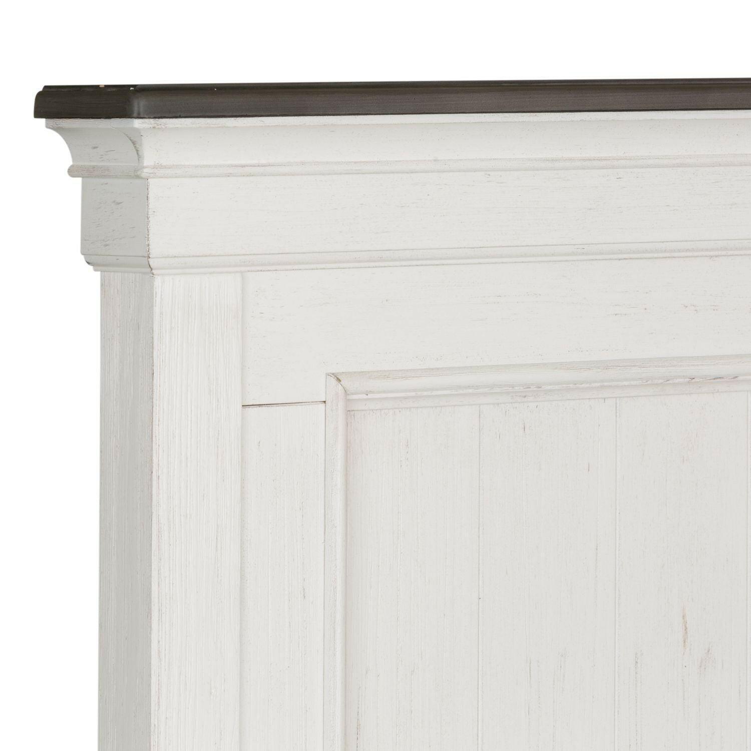 Allyson Park King Size Bed Frame with Headboard, Footboard, and Rails – 417 15/16/90 Inches – Perfect for Master Bedroom and Guest Room Decor
