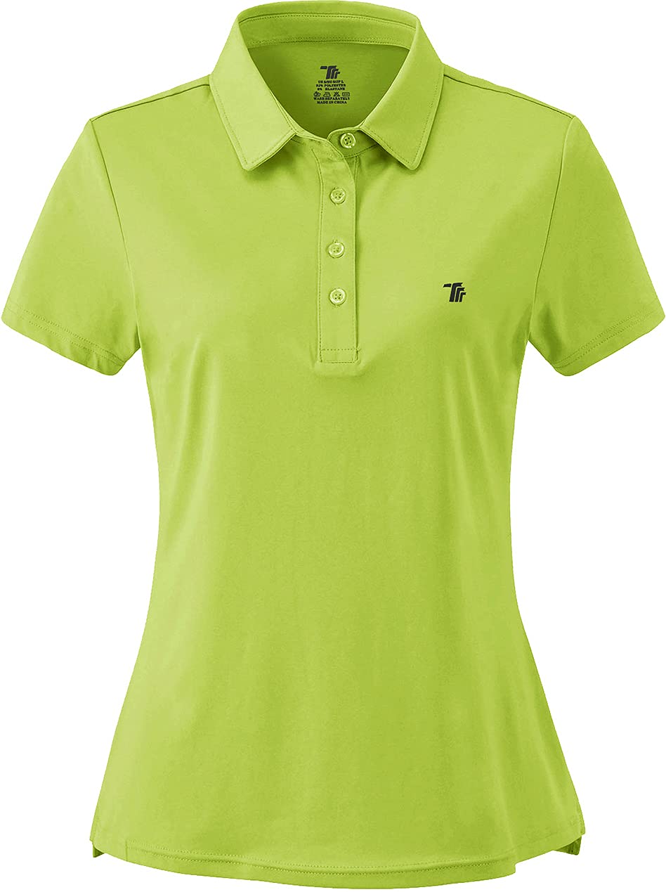 Women's Moisture-Wicking Golf Polo Shirts - Breathable Short Sleeve Ladies Golf Tops for Summer - Perfect for Golf Course, Driving Range & Casual Wear