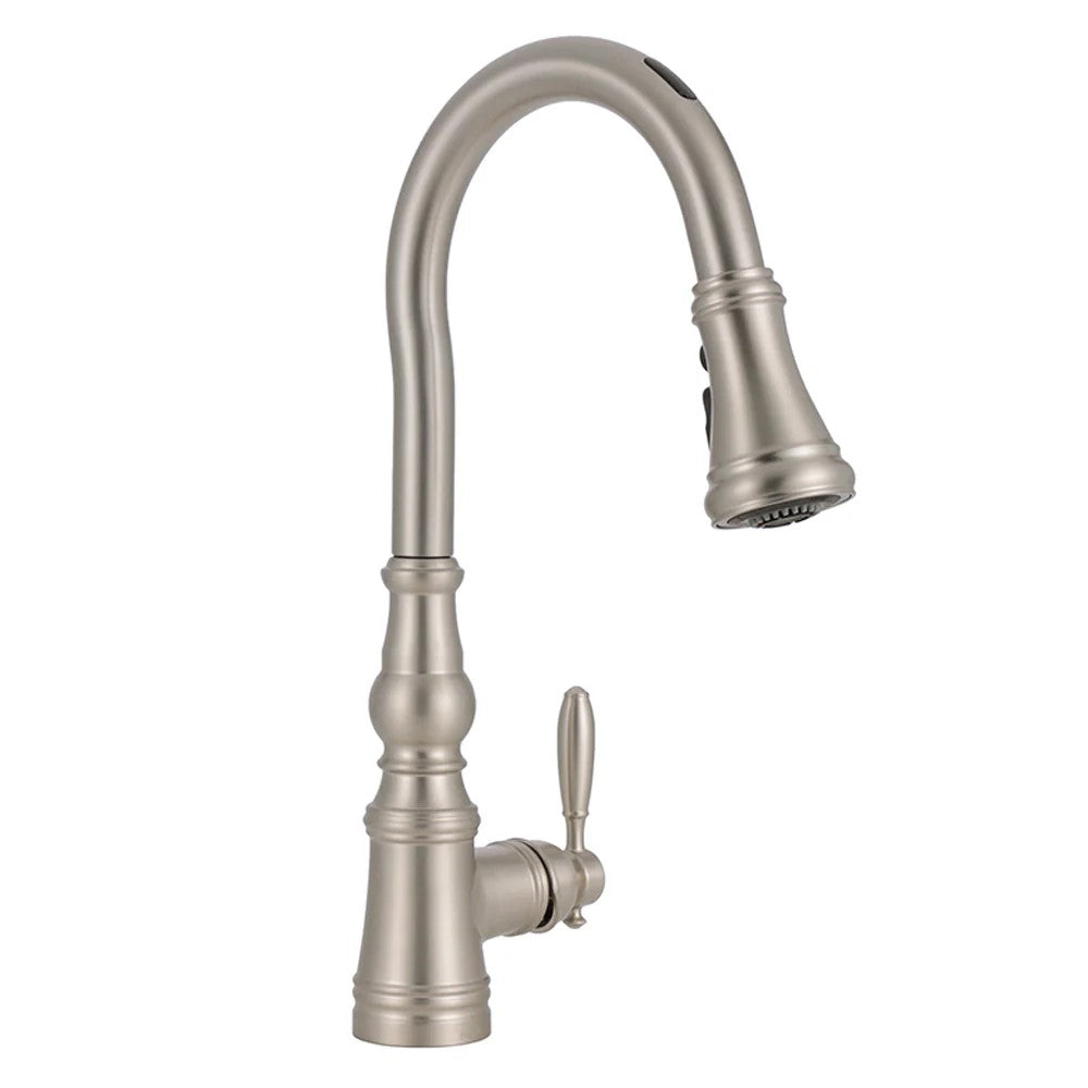 MOEN SR Stainless Steel Pull Down Kitchen Faucet - High Arc Sprayer with Magnetic Docking - Perfect for Modern Home Kitchen Sinks & Dishwashing