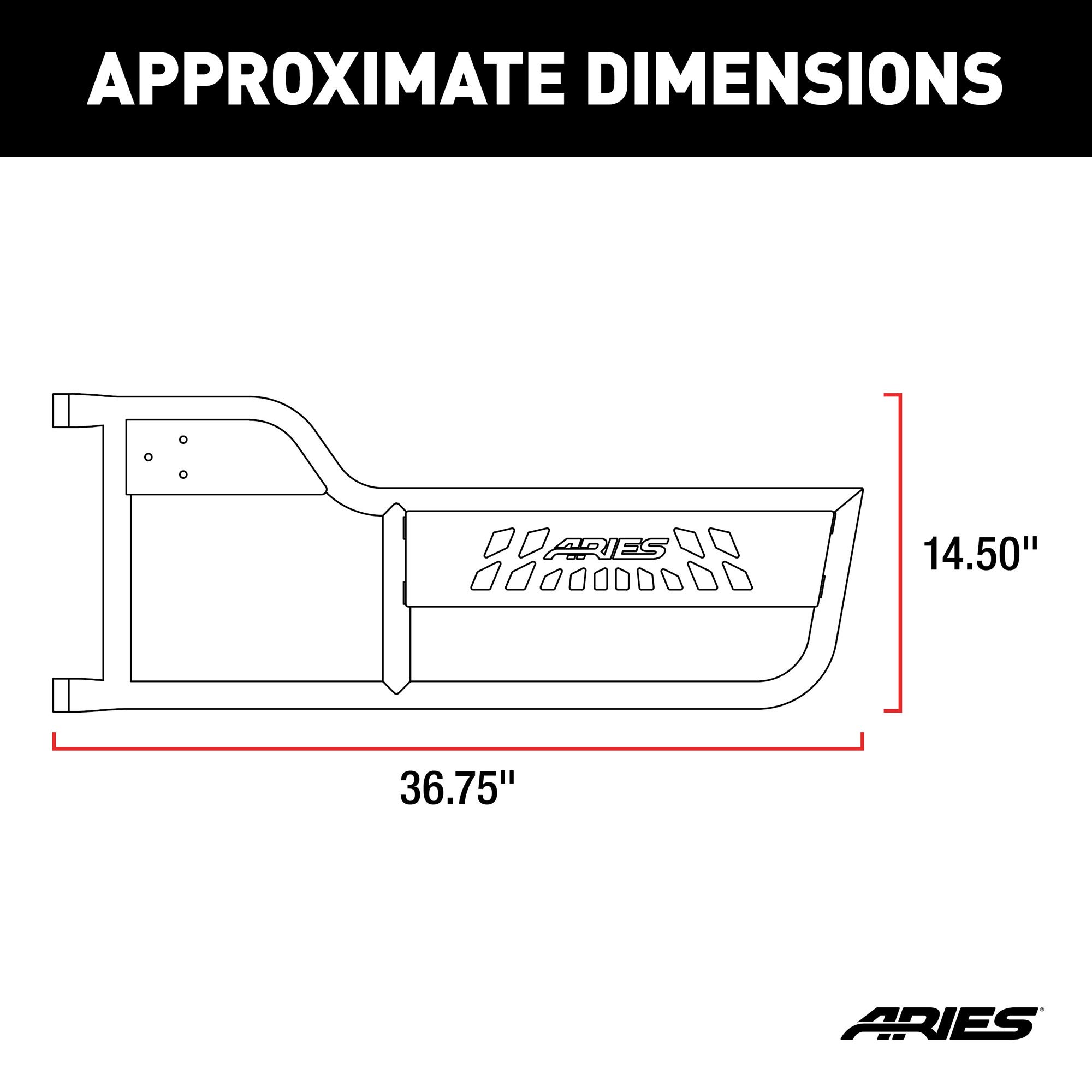 ARIES 1500100 Black Aluminum Half Doors for Jeep Wrangler TJ - Durable Off-Road Tube Doors for Jeep Wrangler TJ 1997-2006 Models - Perfect for Trail Riding & Open-Air Adventures