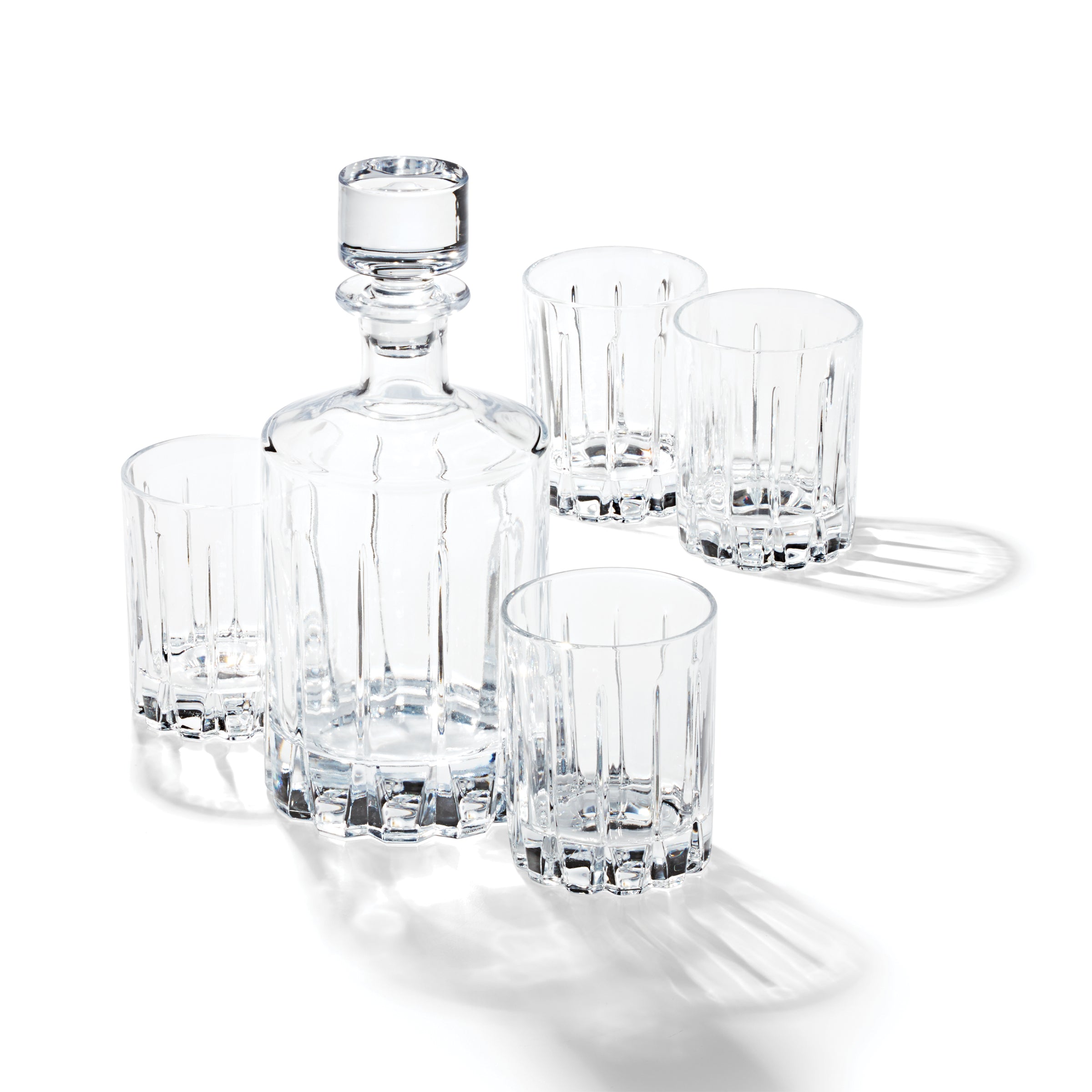 Tuscany Classics Radcliff 5-Piece Whiskey Glass Set - Perfect for Bourbon, Scotch & Whiskey Tasting, Home Bar & Gifts