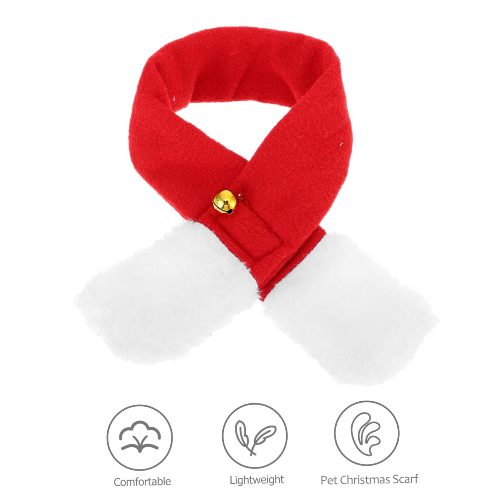 Balacoo Pet Reindeer Hat & Scarf Set for Cats & Dogs - Christmas Costume & Winter Wear