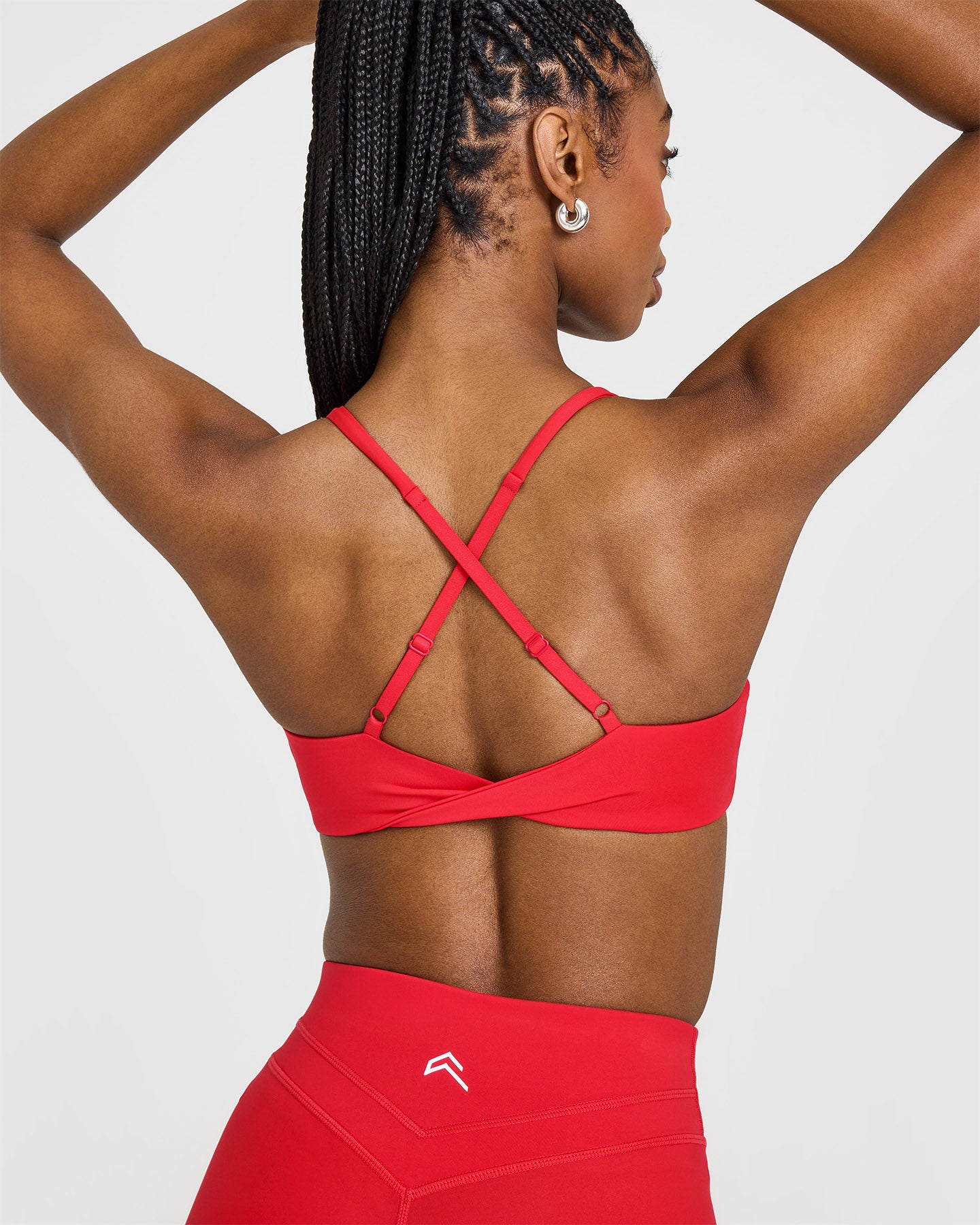 Unified Micro Bralette - Seamless Sports Bra for Women | Muscle Mommy Red | Perfect for Yoga, Gym & Active Lifestyle