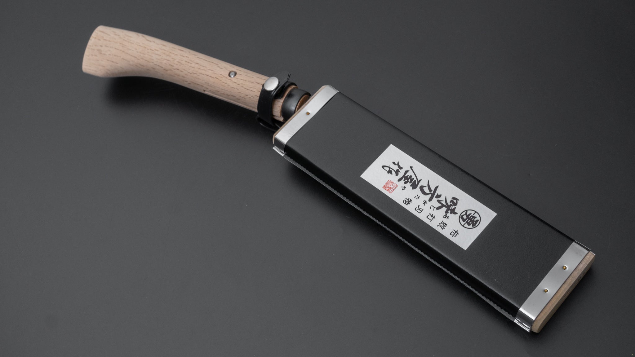 Premium Ajikataya Tsuchime Hatchet 210mm with Oak Handle - Double Bevel Japanese Camping Axe for Outdoor Survival, Wood Splitting & Bushcraft