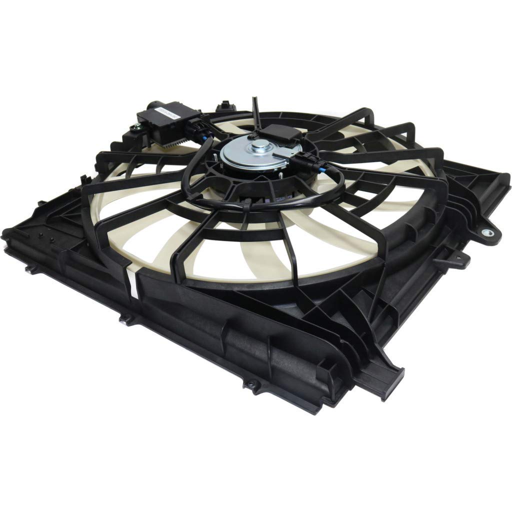 Premium A/C Radiator Fan Assembly for Cadillac ATS Sedan 2013-2015 | Compatible with 2.0L Turbo, 2.5L & 3.6L Engines | Replaces GM3115283 & 84001484 | Perfect for Cooling System Repairs & Maintenance