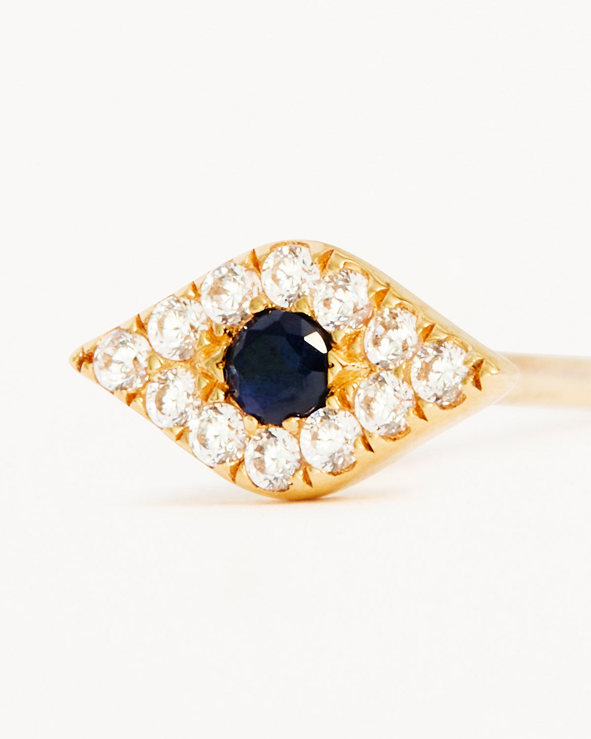 14K Solid Gold Evil Eye Earrings for Women - Protection Jewelry for Good Luck & Positive Energy - Perfect for Everyday Wear, Gifts & Spiritual Healing
