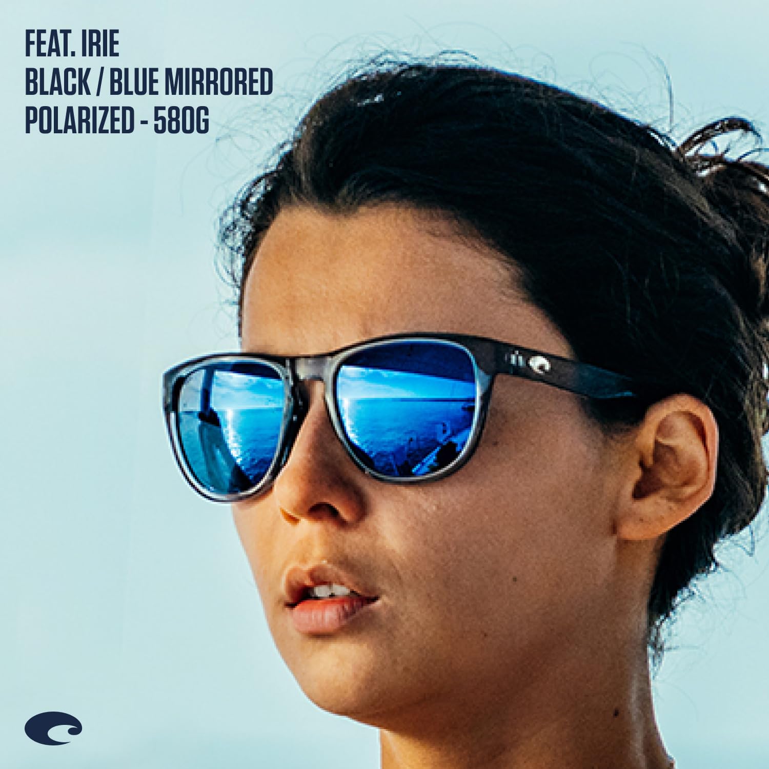 Costa Del Mar Men's Irie Round Polarized Sunglasses - UV Protection, Lightweight & Durable for Fishing, Driving & Outdoor Activities