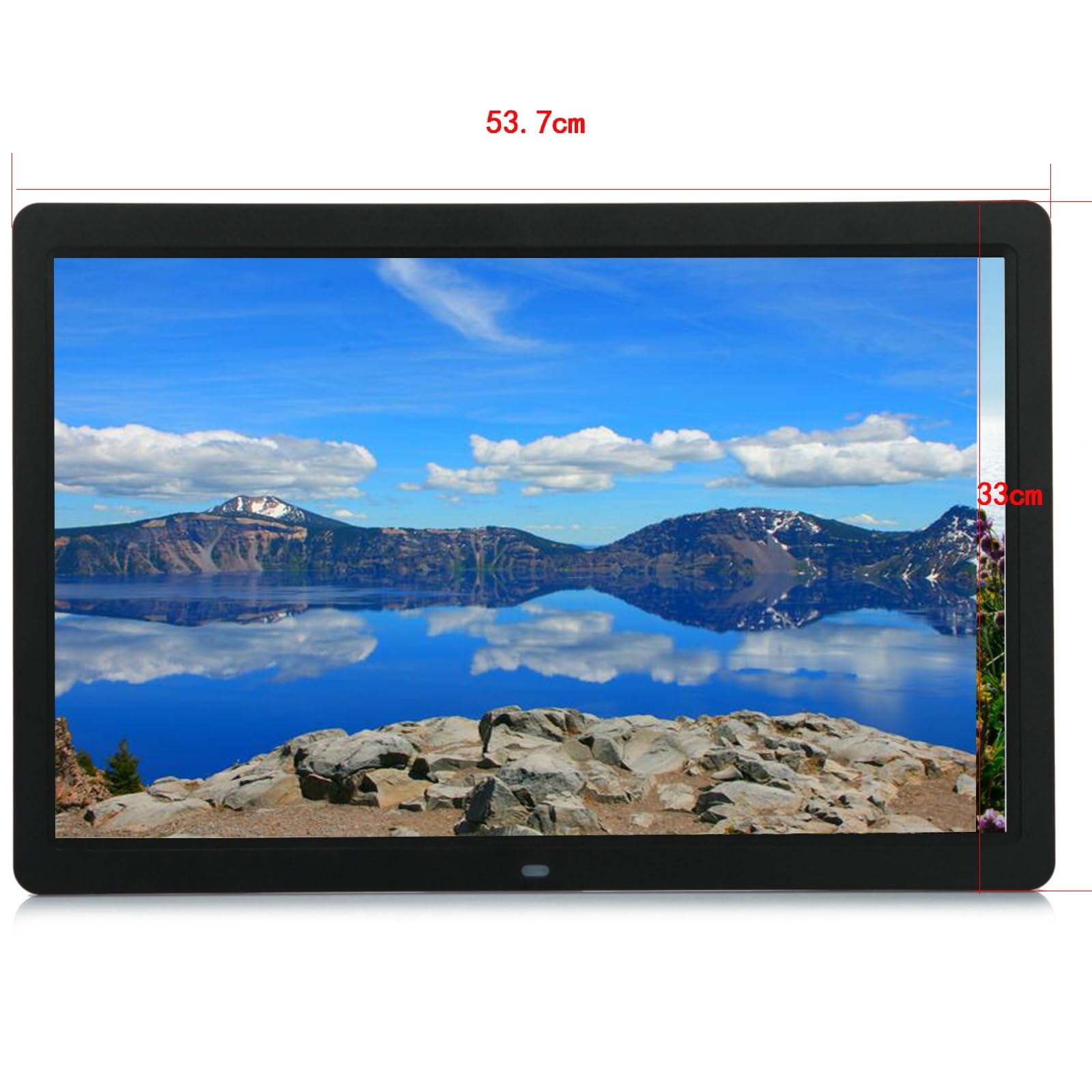 JTPMYFT 22-inch Smart Digital Photo Frame with HD IPS Screen - Electronic Digital Picture Frame for Home & Office Display (Black) | Perfect for Family Memories, Wedding Slideshows, and Digital Art Gallery