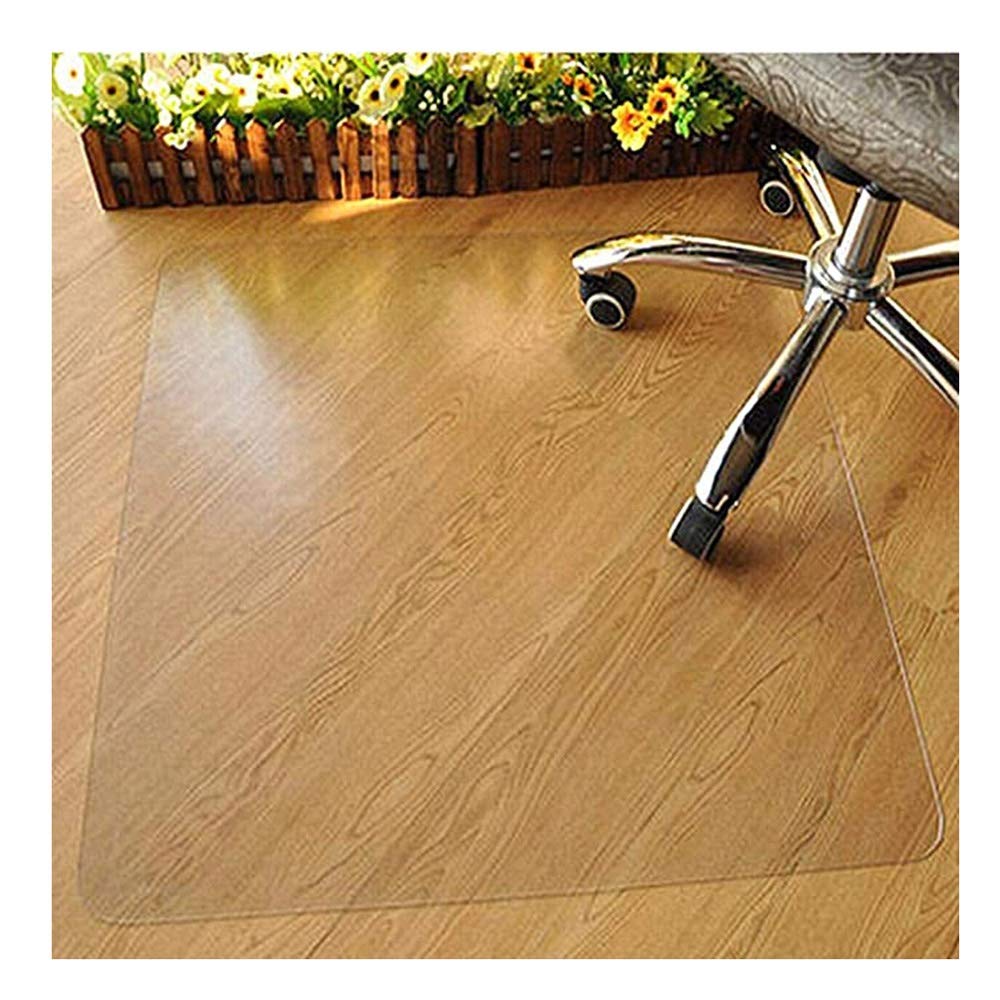 AWSAD Extra Thick Crystal Clear PVC Chair Mat for Hardwood Floors - 2.0mm Thick, 180x250cm - Scratch Resistant, Waterproof Floor Protector for Office, Home & Gaming Setups