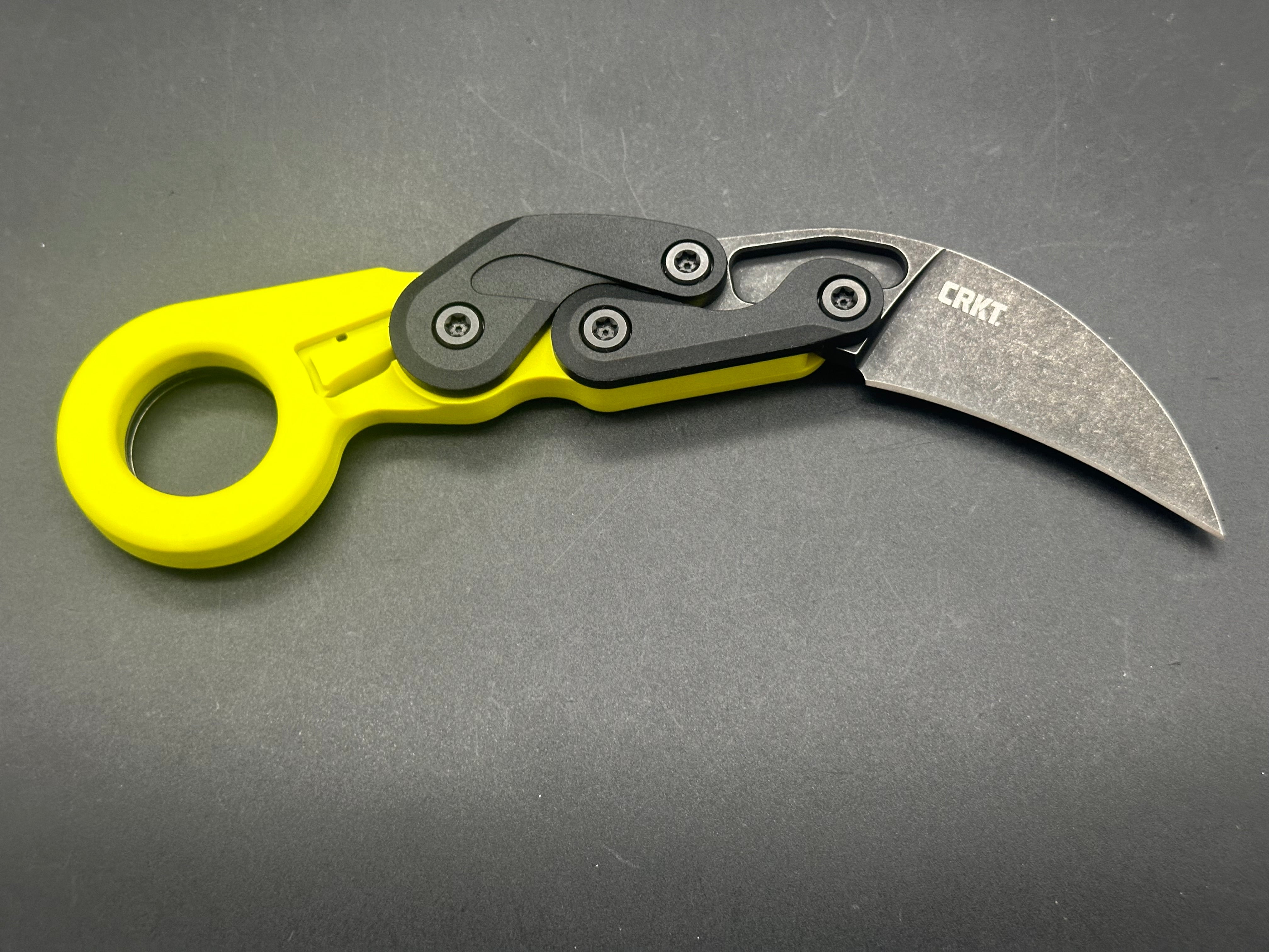 CRKT Provoke Zap Kinematic Morphing Karambit Folding Knife - 2.4