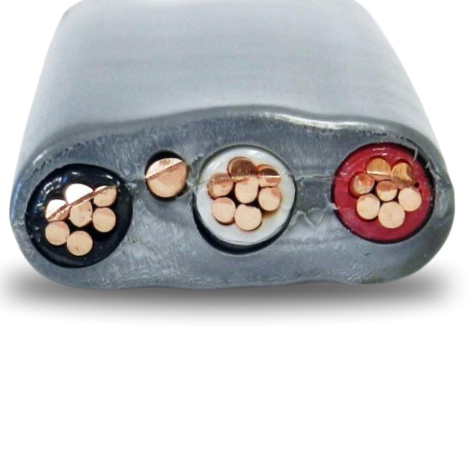 Nassau Electrical Supply 6/3 UF Underground Feeder Cable - 80FT Direct Burial Wire for Outdoor Electrical Projects, Landscape Lighting & Underground Wiring
