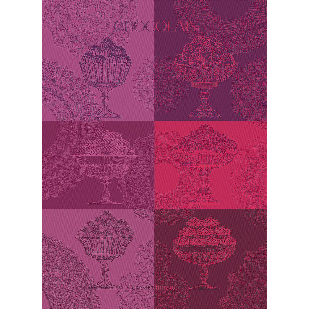 Premium Chocolate Plum Pattern Kitchen Towels - Absorbent & Soft Dish Cloths for Cooking, Baking & Cleaning - Perfect for Home, Kitchen & Gifts