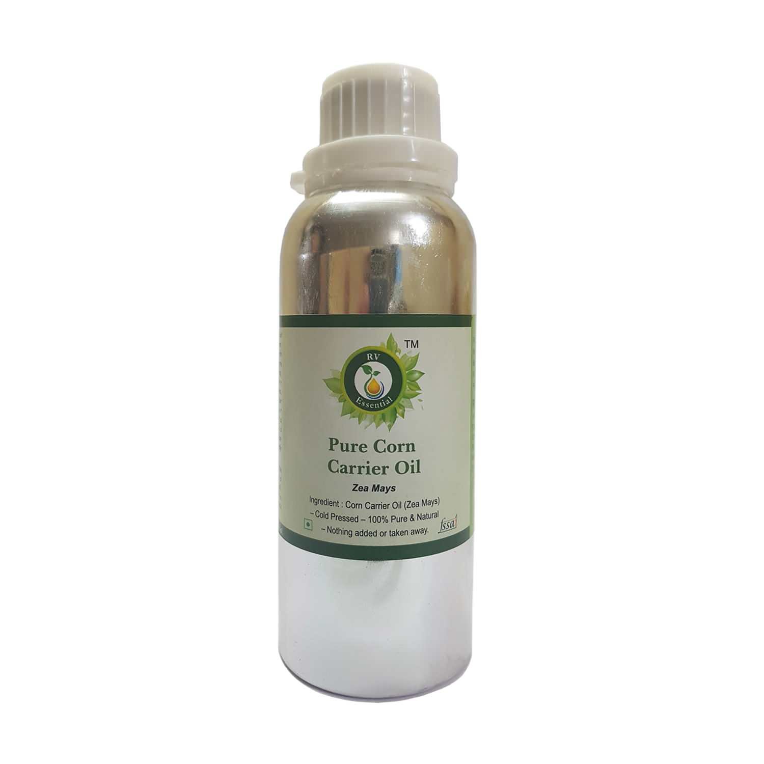 100% Pure and Natural Cold Pressed Corn Carrier Oil (Zea Mays) 300ml - Moisturizing & Nourishing for Skin & Hair - Perfect for Massage, Aromatherapy, and DIY Beauty Products