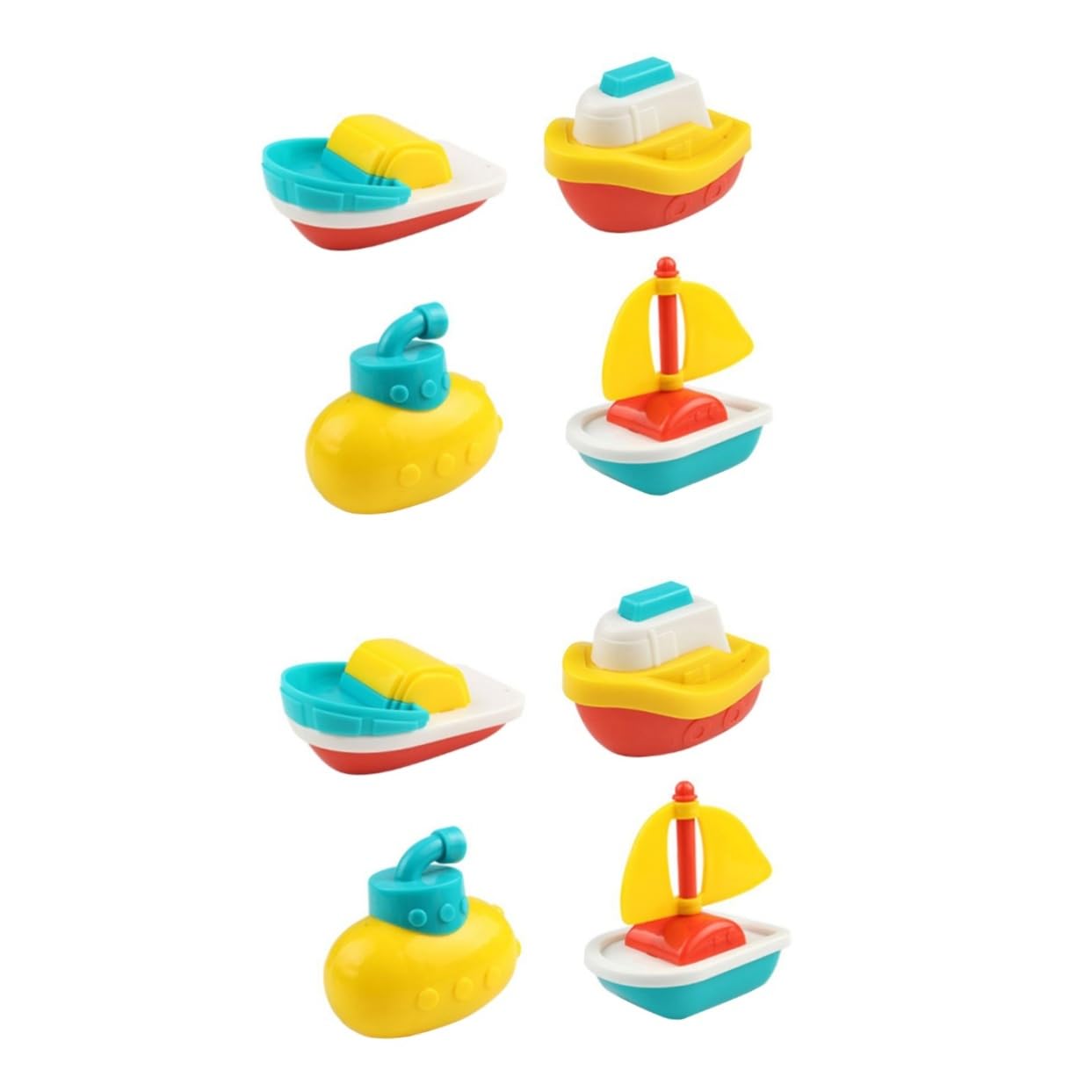 UPKOCH 8-Piece Bath Toy Set for Toddlers - Fun Animal Floating Toys for Bathtub Playtime, Sensory Learning & Baby Bath Time (Perfect Gift for Kids 1-3 Years Old)