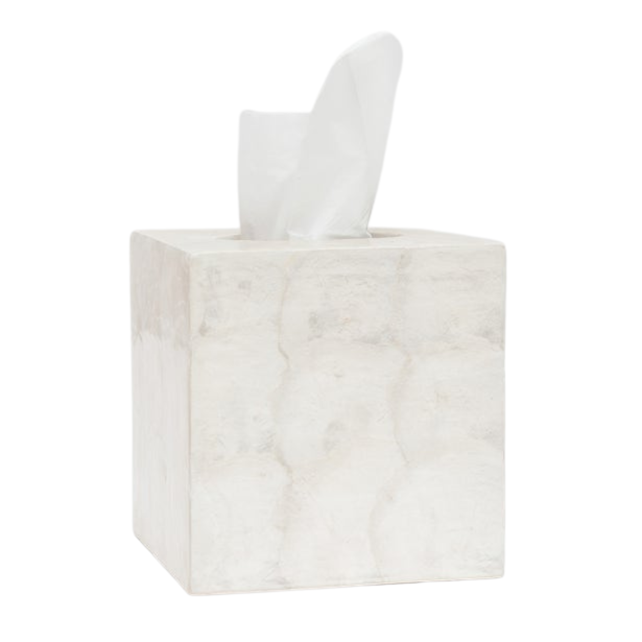 Andria Pearlized Capiz Bathroom Accessories Set - Modern Vanity Organizer for Soap Holder, Toothbrush Cup & Tumbler - Perfect for Spa, Guest Bath & Luxury Home Decor