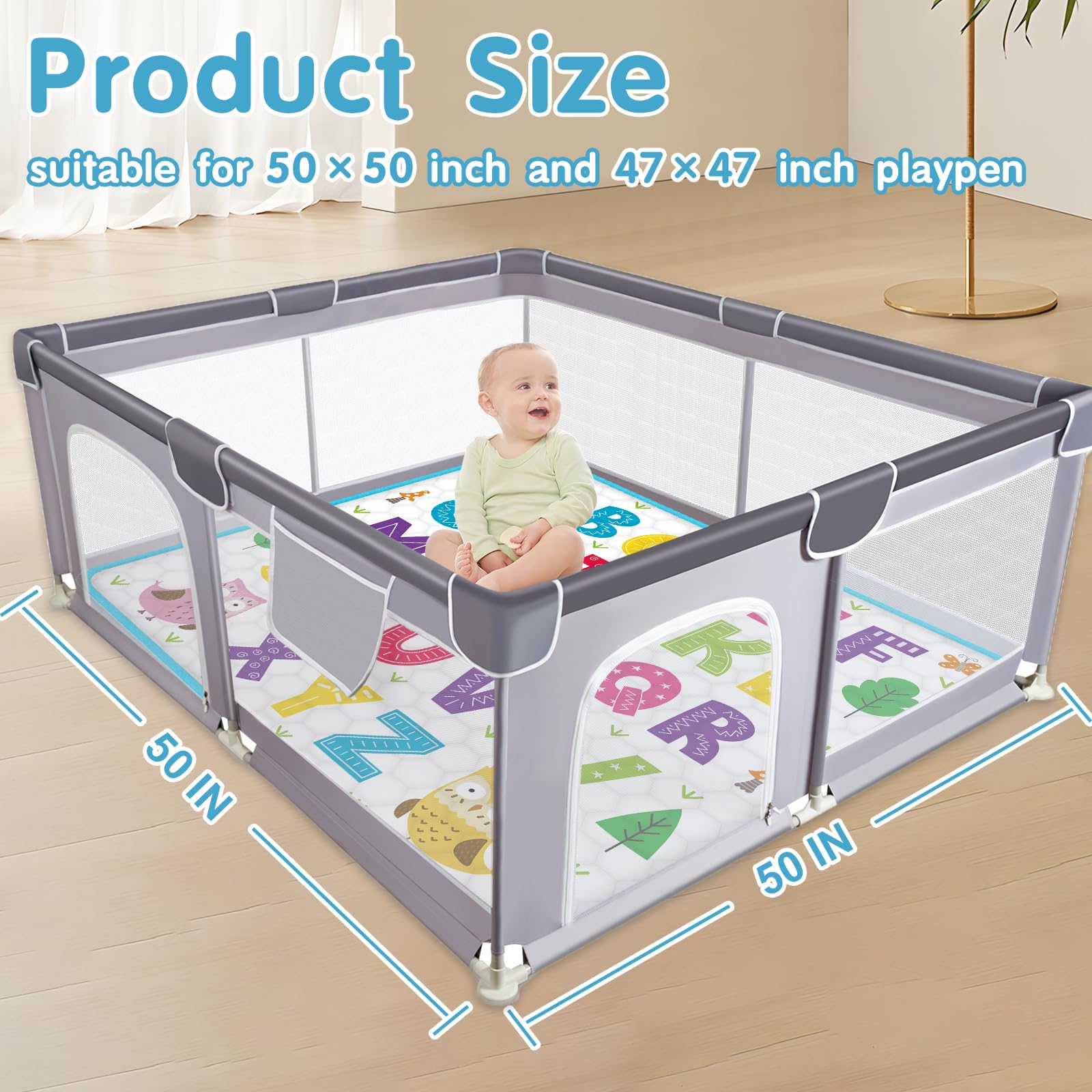 **VZO Baby Play Mat - Extra Thick 50
