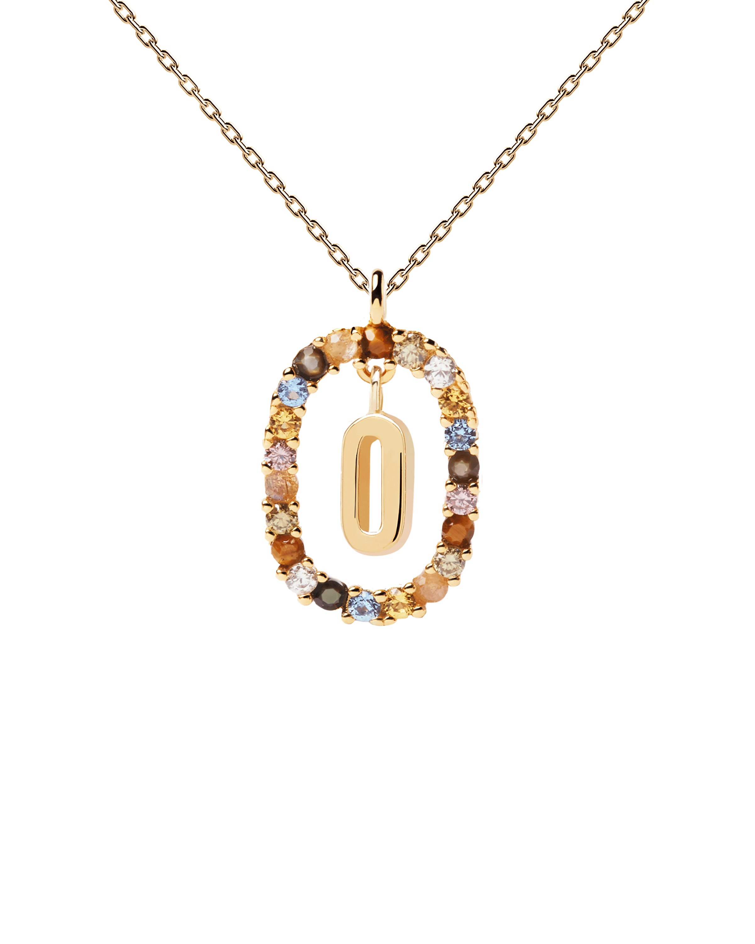 Elegant Letter O Pendant Necklace - Gold & Silver Initial Necklace for Women - Perfect Gift for Birthday, Anniversary & Valentine's Day - Ideal for Everyday Wear, Special Occasions & Personalized Jewelry Lovers