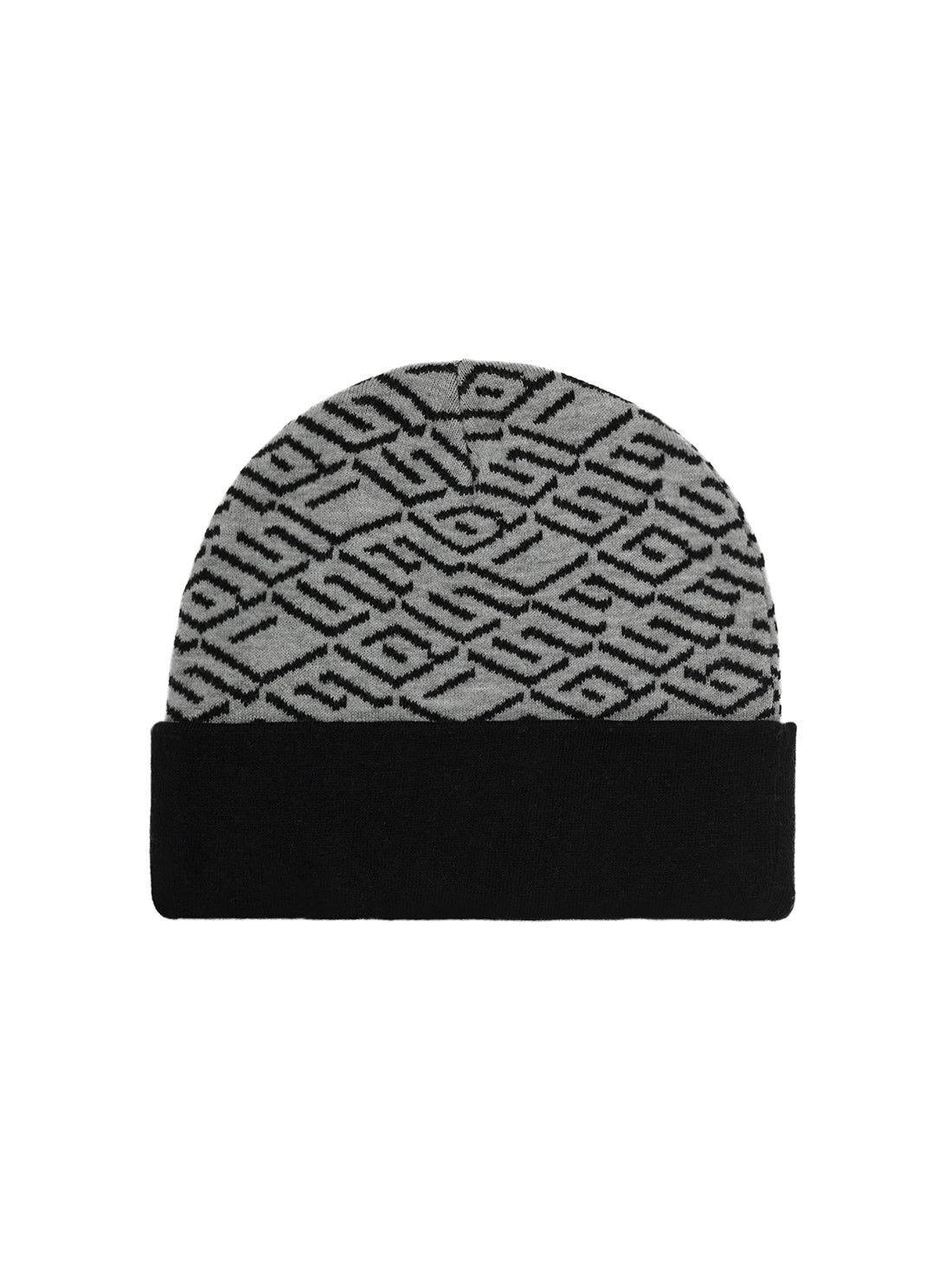 Stylish Grey Logo Beanie - Soft Winter Hat for Men & Women - Perfect for Outdoor Activities, Skiing, and Casual Wear