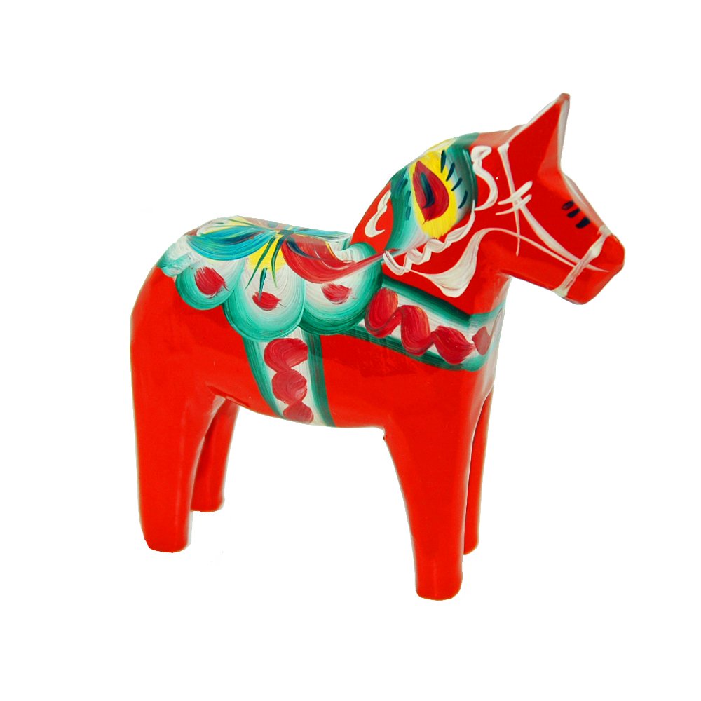 Authentic Swedish Wooden Dala Horse - Handcrafted 8