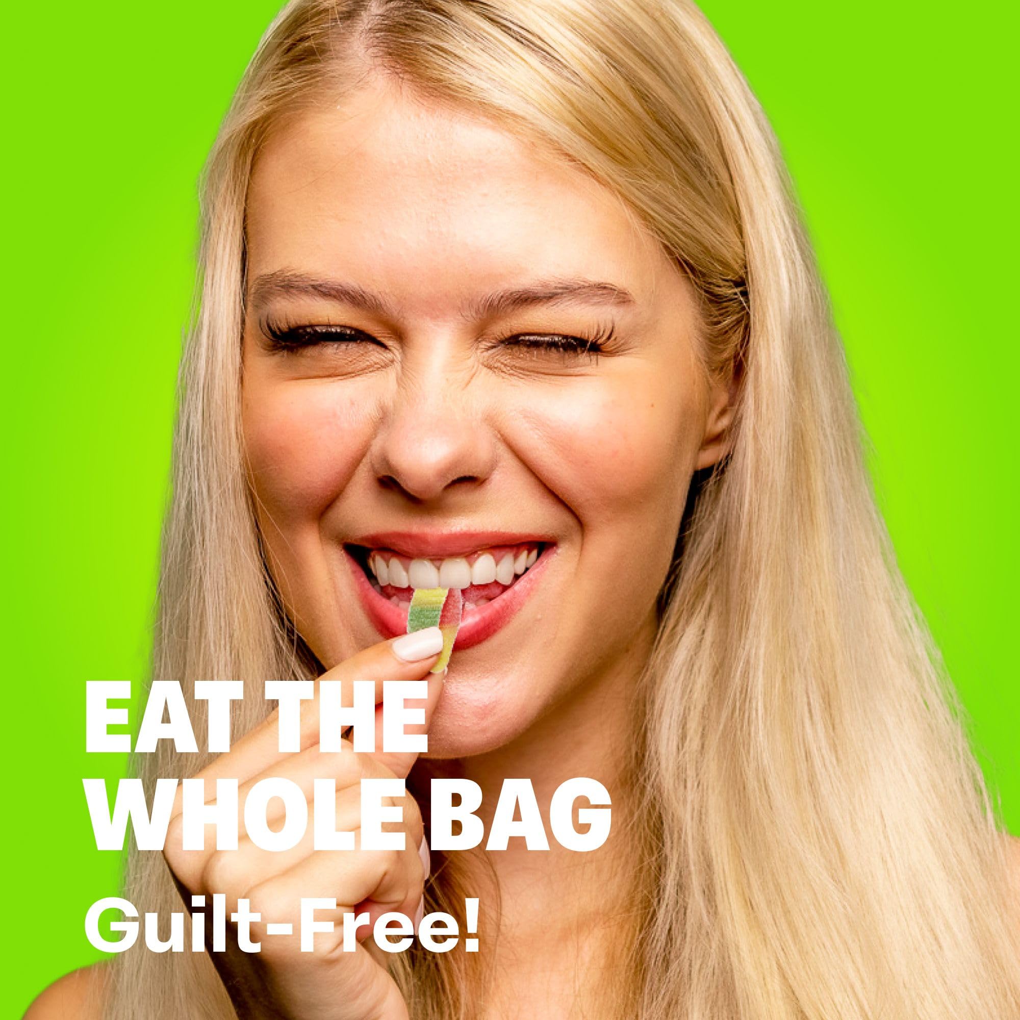 Shameless Snacks - Healthy Low Calorie & Low Carb Keto Gummies | Gluten Free Candy | 6 Pack Wild Worms | Perfect for Keto Diet, Weight Loss & On-the-Go Snacking