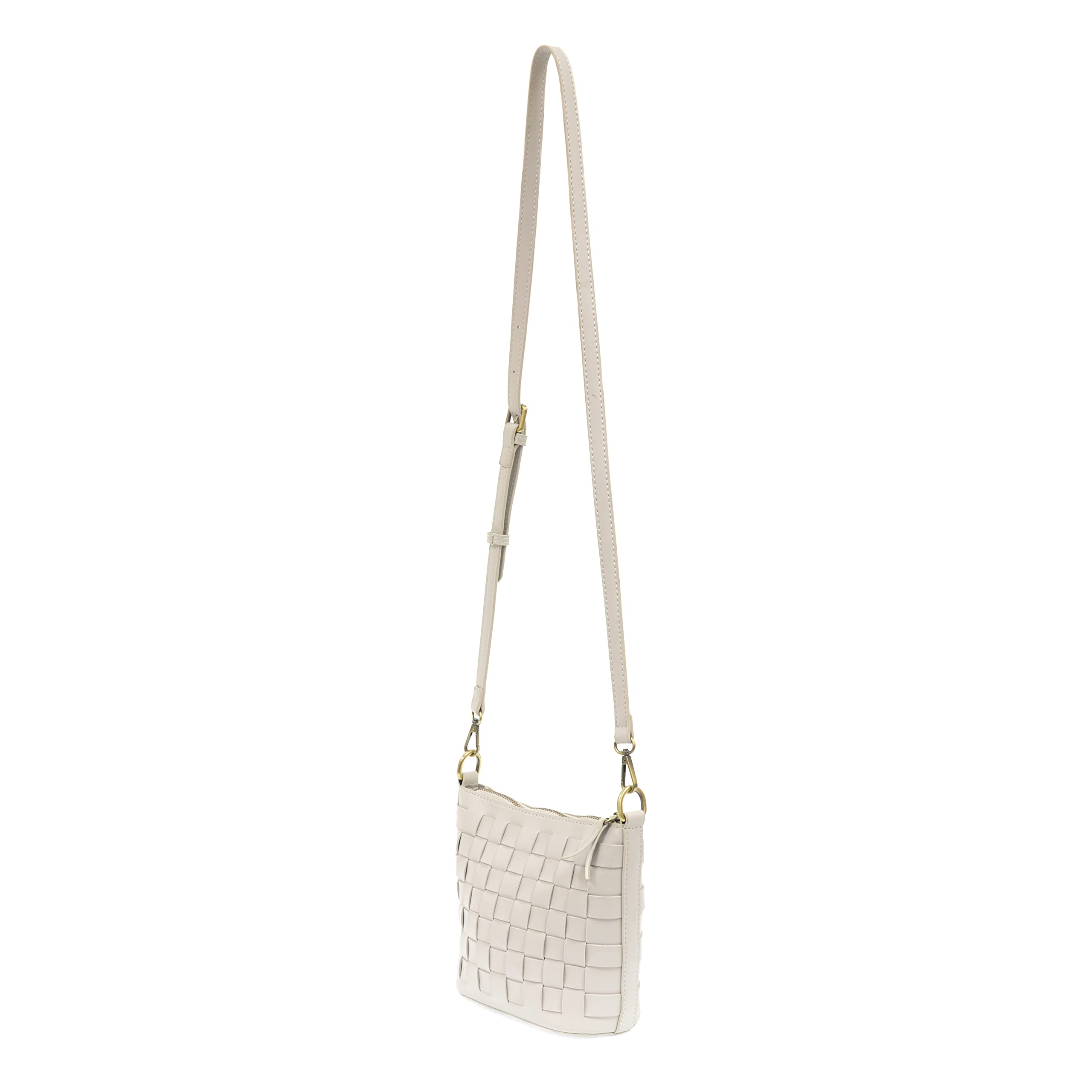 Joy Susan Maci Vegan Leather Woven Crossbody Bag for Women - Stylish & Eco-Friendly Handbag for Work, Travel & Everyday Use