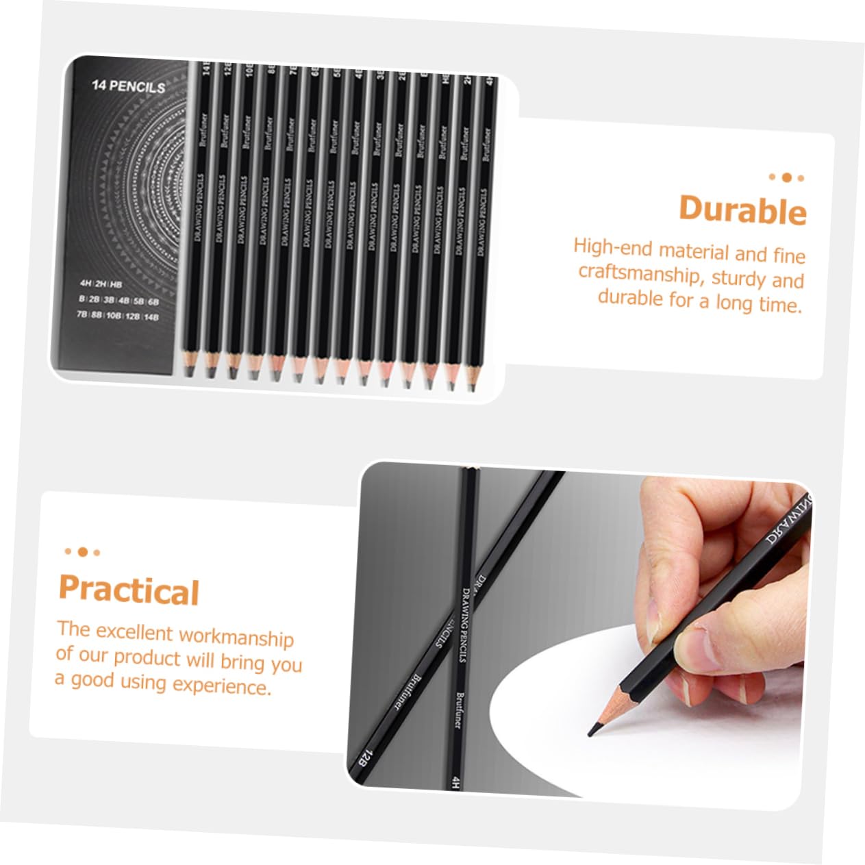 TEHAUX 28-Piece Professional Sketching Pencil Set - Graphite Drawing Pencils for Artists, Beginners & Students - Perfect for Sketching, Shading & Art Projects - Portable Art Supplies for Studio & Outdoor Use