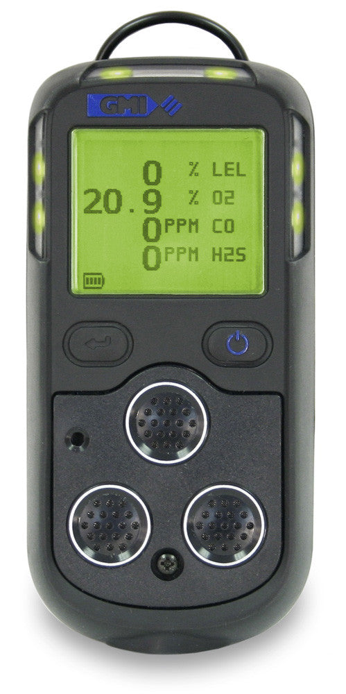 Teledyne GMI PS200 4-Gas Detector - Portable Multi-Gas Monitor for Methane, Oxygen, CO, H2S - Ideal for Industrial Safety, Confined Space Entry & Oil/Gas Operations