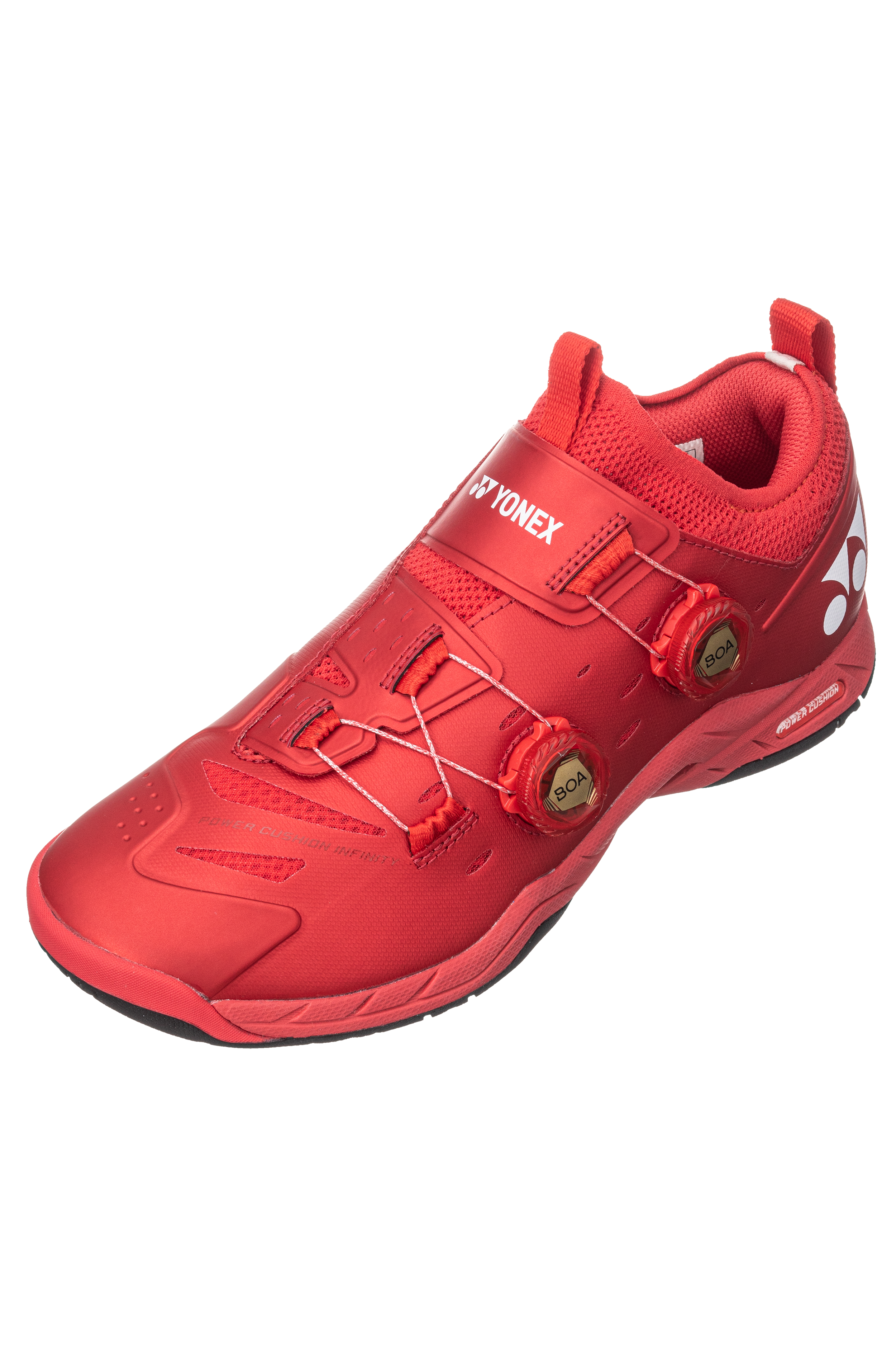 YONEX POWER CUSHION INFINITY 2 Badminton Shoes for Men & Women - Metallic Red | Lightweight Cushioned Court Shoes for Badminton, Tennis & Indoor Sports