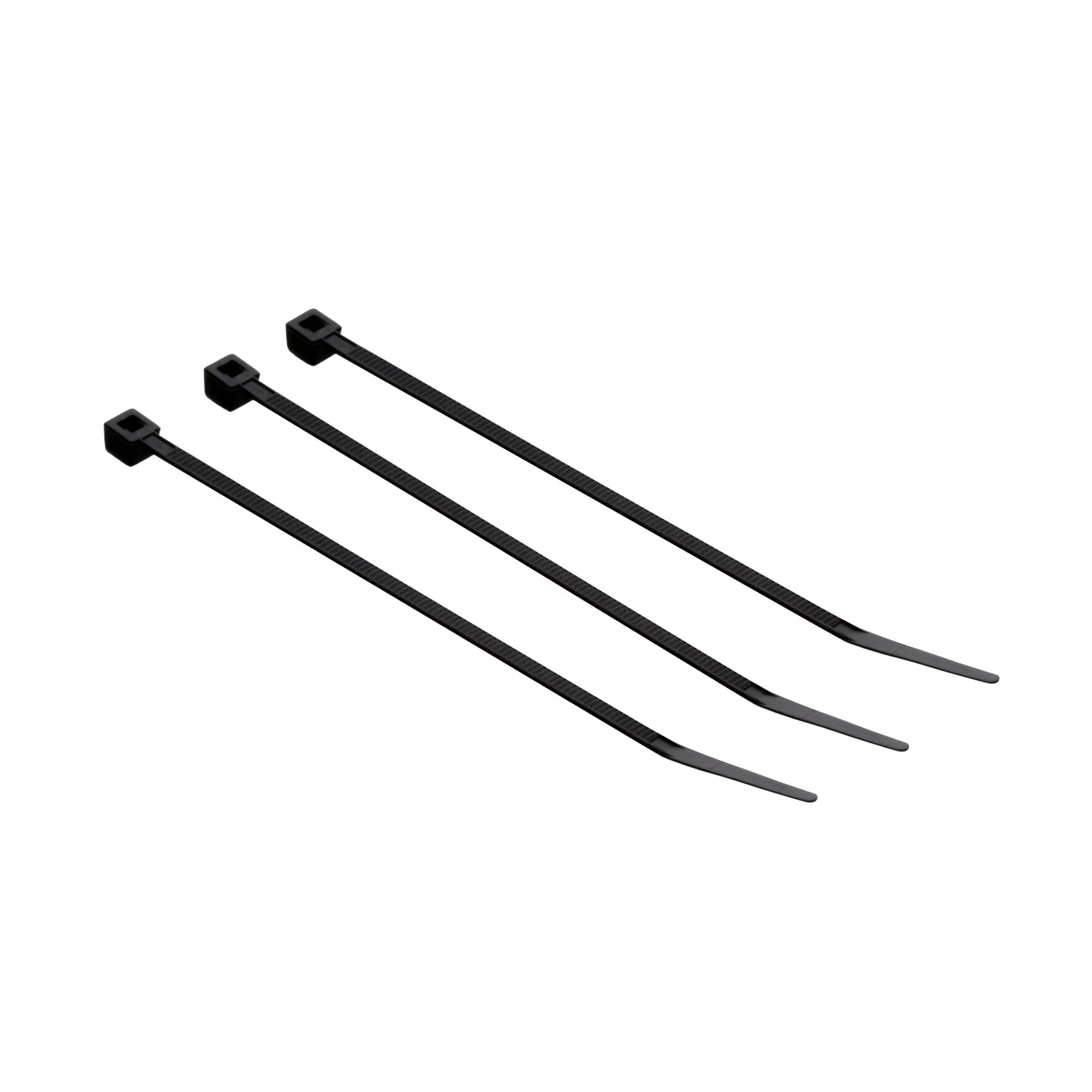 3M CT4BK18 Black Nylon Cable Ties 4 Inch 18lbs - Heavy Duty Zip Ties for Organizing Wires, Cables, and Home Office Supplies