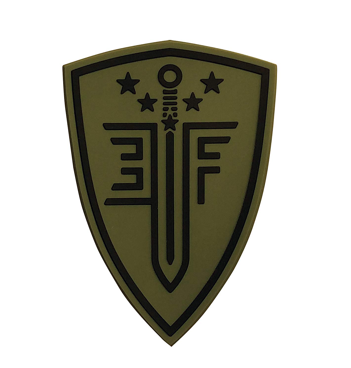 Elite Force Airsoft Guns & Gear - High-Quality PVC Tactical Patches for Military, Police & Airsoft Enthusiasts - Perfect for Uniforms, Vests & Backpacks