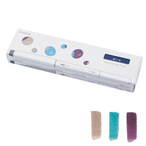Kobo Brush and Fine Dual Tip Marker Pen Set - 3 Vibrant Colors for Calligraphy, Hand Lettering & Illustration - Perfect for Artists, Designers & Craft Enthusiasts
