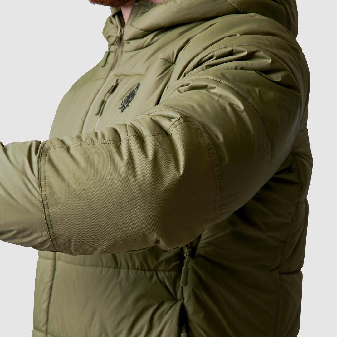Men's Tundra Jacket - Waterproof Winter Coat for Hiking & Outdoor Activities (Deep Moss Green) - Perfect for Camping, Skiing and Cold Weather Adventures
