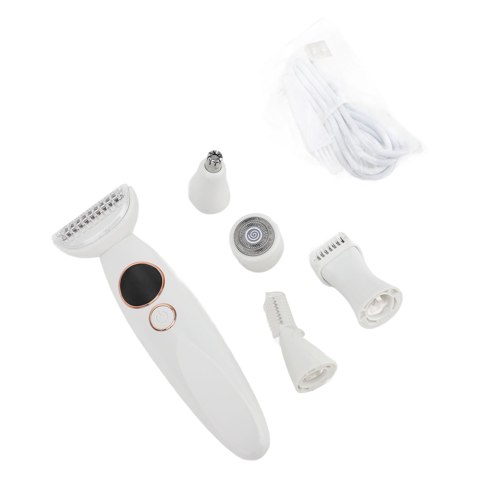 5-in-1 Electric Hair Removal Device for Women - Painless IPL Laser Hair Remover for Armpits, Legs, Bikini Line & Body | At-Home Hair Trimmer for Smooth Skin | Perfect for Travel & Daily Grooming