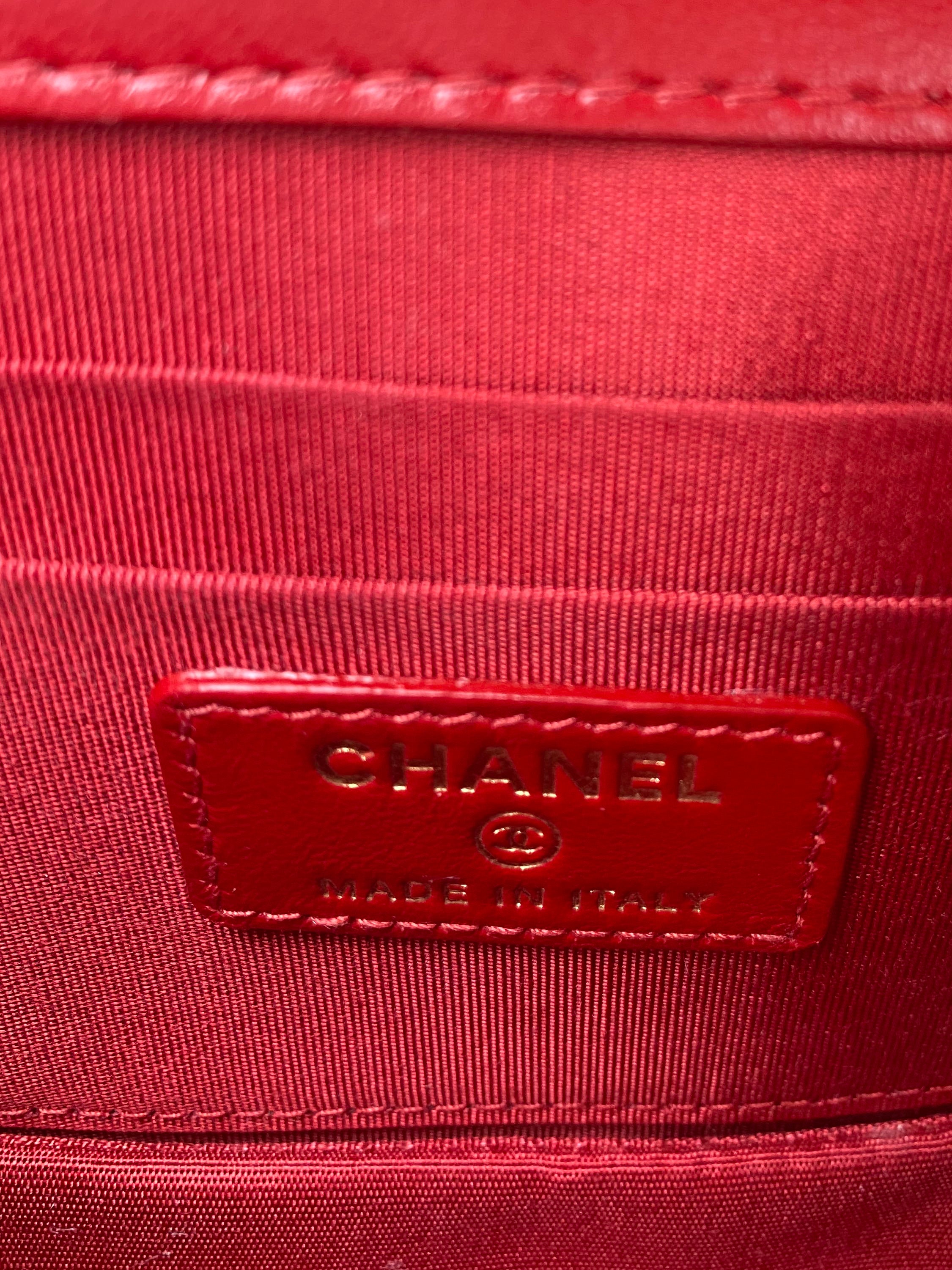Chanel Small Red Flap Bag - Classic Quilted Leather Crossbody Purse for Women | Perfect for Date Night, Parties & Special Occasions