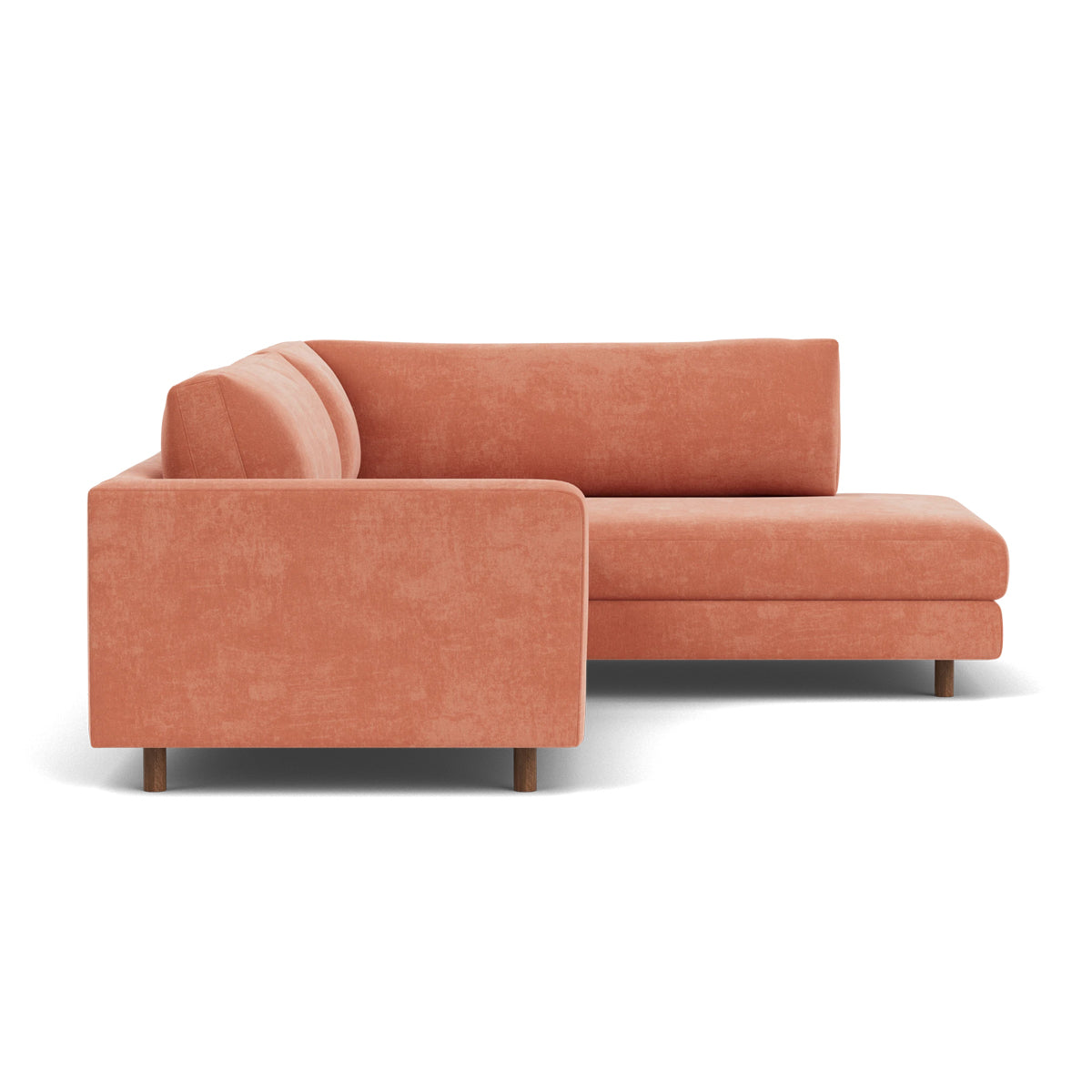 Douglas Fabric Right Corner Sofa - Modern L-Shaped Sectional Couch for Living Room, Small Spaces & Apartments | Comfortable Upholstered Furniture for Family Gatherings & Movie Nights
