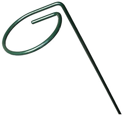 3-Inch Plastic-Coated Plant Support Ring - 44-Inch Garden Stake for Climbing Plants, Vines & Flowers | Perfect for Tomatoes, Peas & Vertical Gardening
