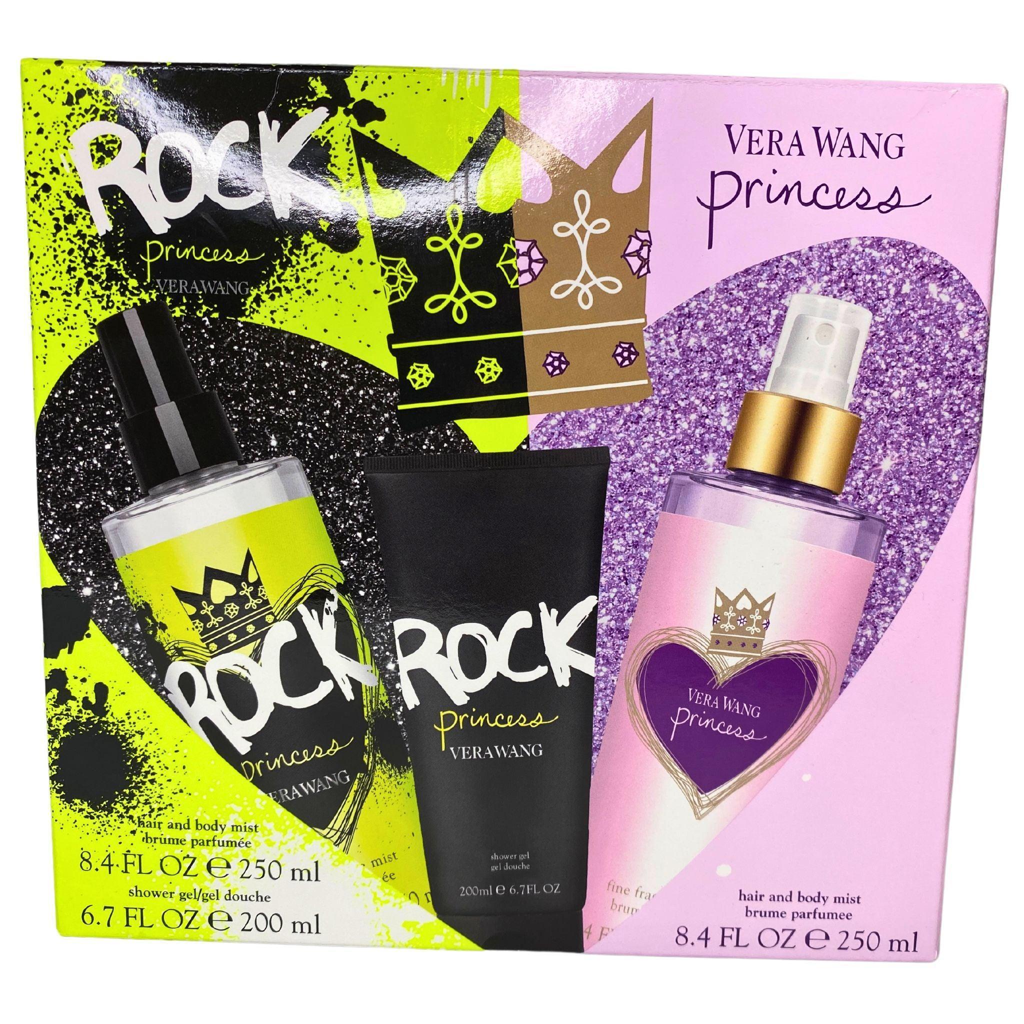 Vera Wang Princess Hair & Body Mist Set with Shower Gel - 11 Piece Fragrance Gift Collection for Women | Perfect for Daily Use, Special Occasions & Travel