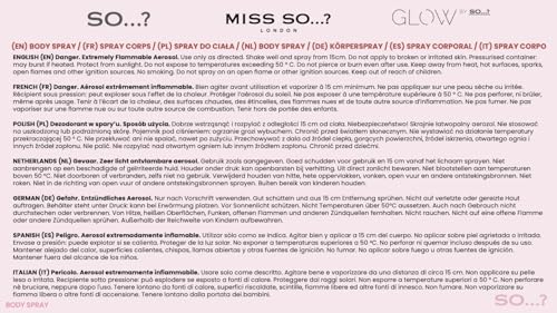 So...? Iconic Women's Mini Galore Body Mist Gift Set - 4 x 50ml Floral Fragrance Body Spray for Women | Perfect for Travel, Gym, Purse & Everyday Freshness
